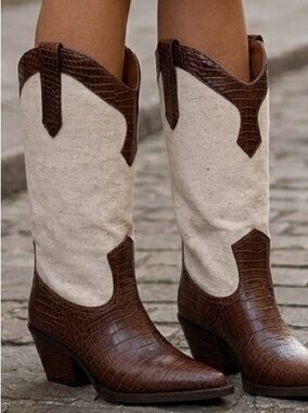 Paris Texas Rosario 60mm Cowboy Boots Chocolate Brown